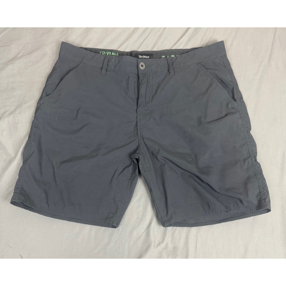 Brixton All Terrain Shorts Mens 38 Black Ripstop 2-Way Stretch Quick Dry Hiking